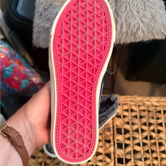 Corkys Blue Distressed Denim Sneakers - Picture 2 of 2